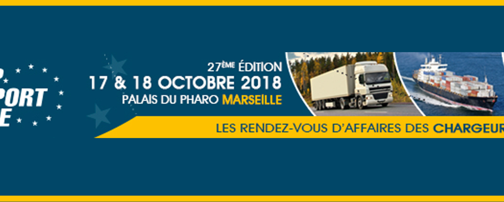 Un besoin en transport & logistique ? Venez nous rencontrer au salon Top Transport Europe les 17 et 18 octobre 2018.