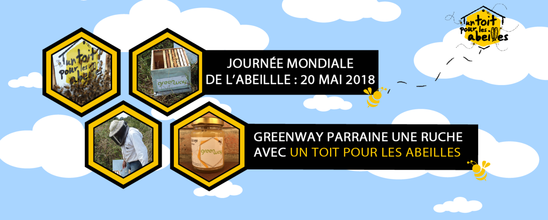 Journée Mondiale de l’Abeille : notre entité Greenway parraine une ruche